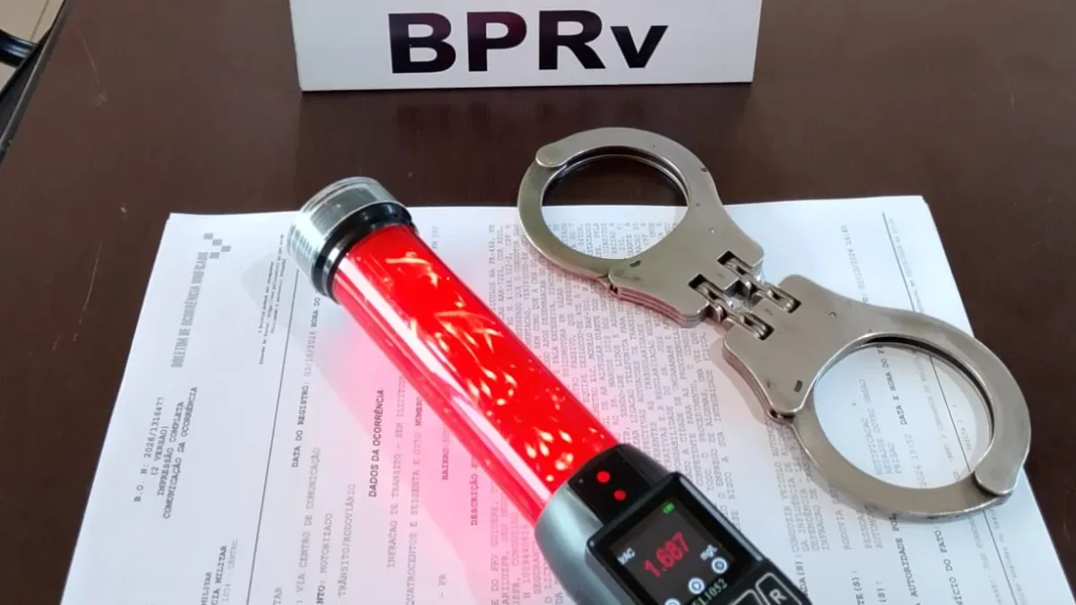 Motorista com CNH vencida desde 2011 é preso por embriaguez na PR-468