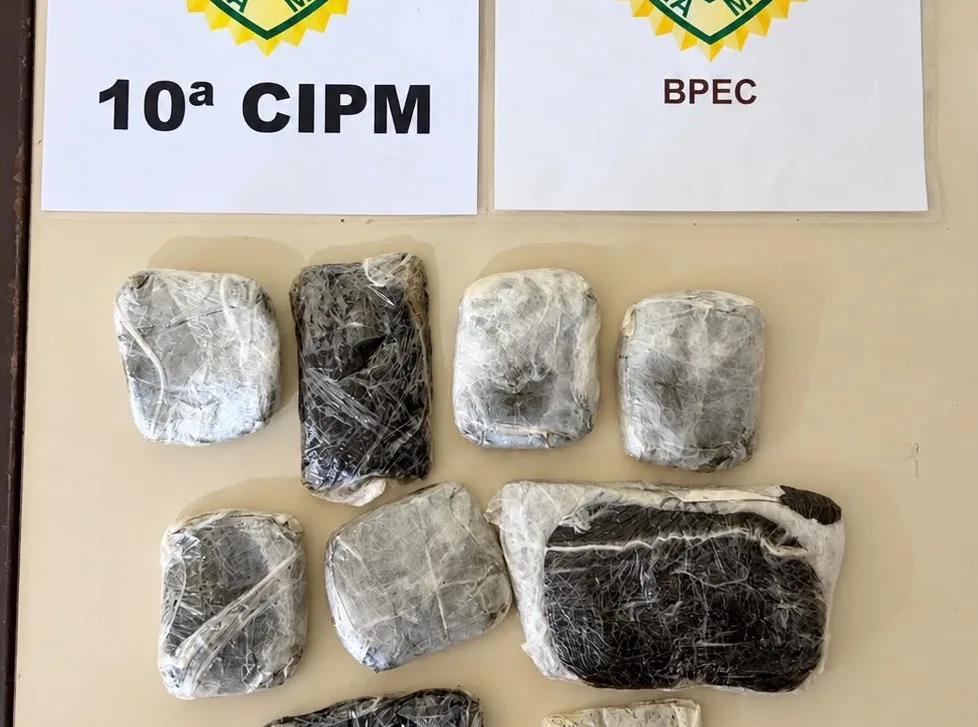 Adolescente é apreendida com 1 kg de haxixe em Nova Laranjeiras