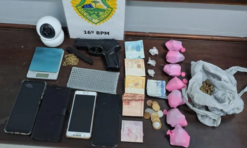 Homem de 23 anos é preso com mais de 400 gramas de crack em Guarapuava
