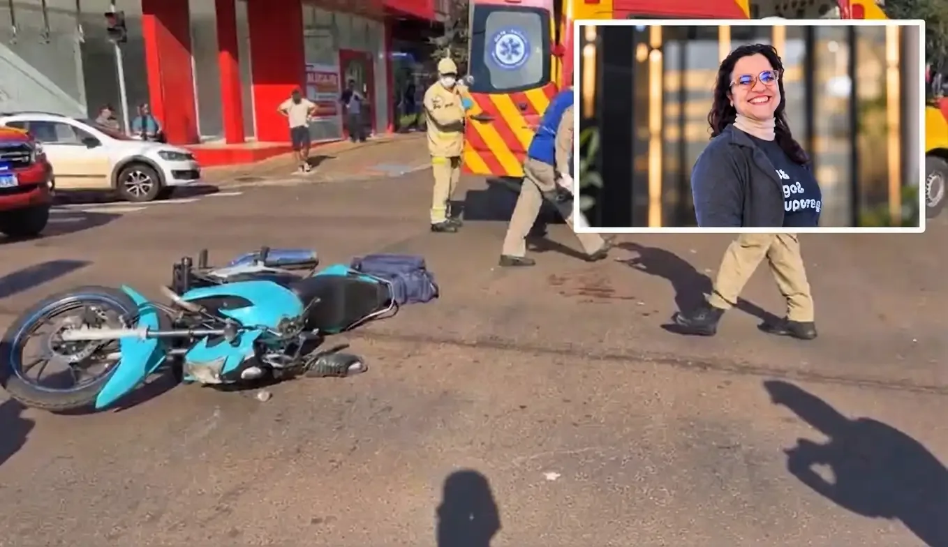 Servidora da saúde morre após ser atropelada por ônibus no Centro de Cascavel