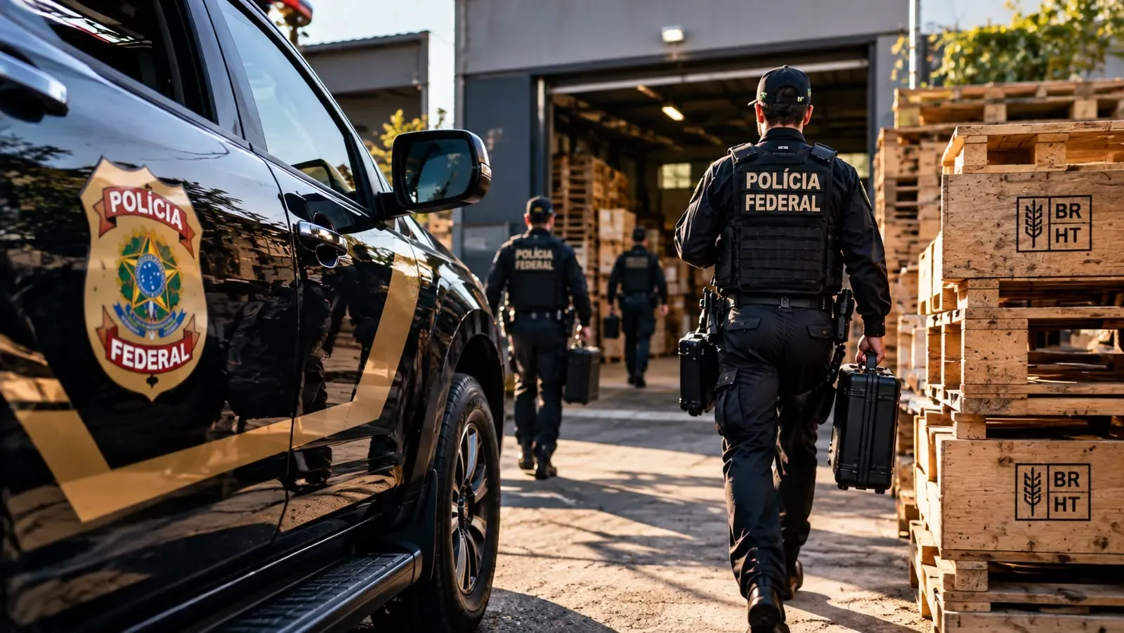 Polícia Federal investiga fraude em certificação de embalagens de madeira no Paraná