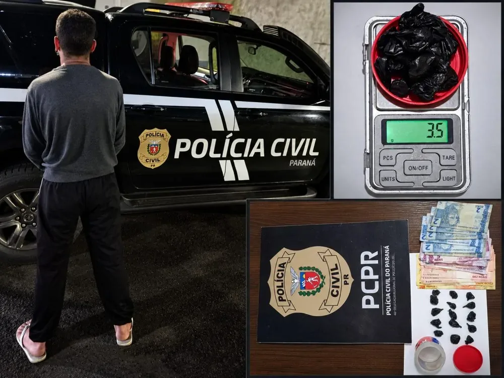 Homem condenado por tráfico é preso com cocaína em Matelândia
