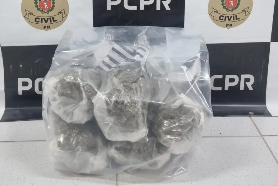 Polícia Civil e Receita Federal apreendem 5 quilos de capulho em Cascavel