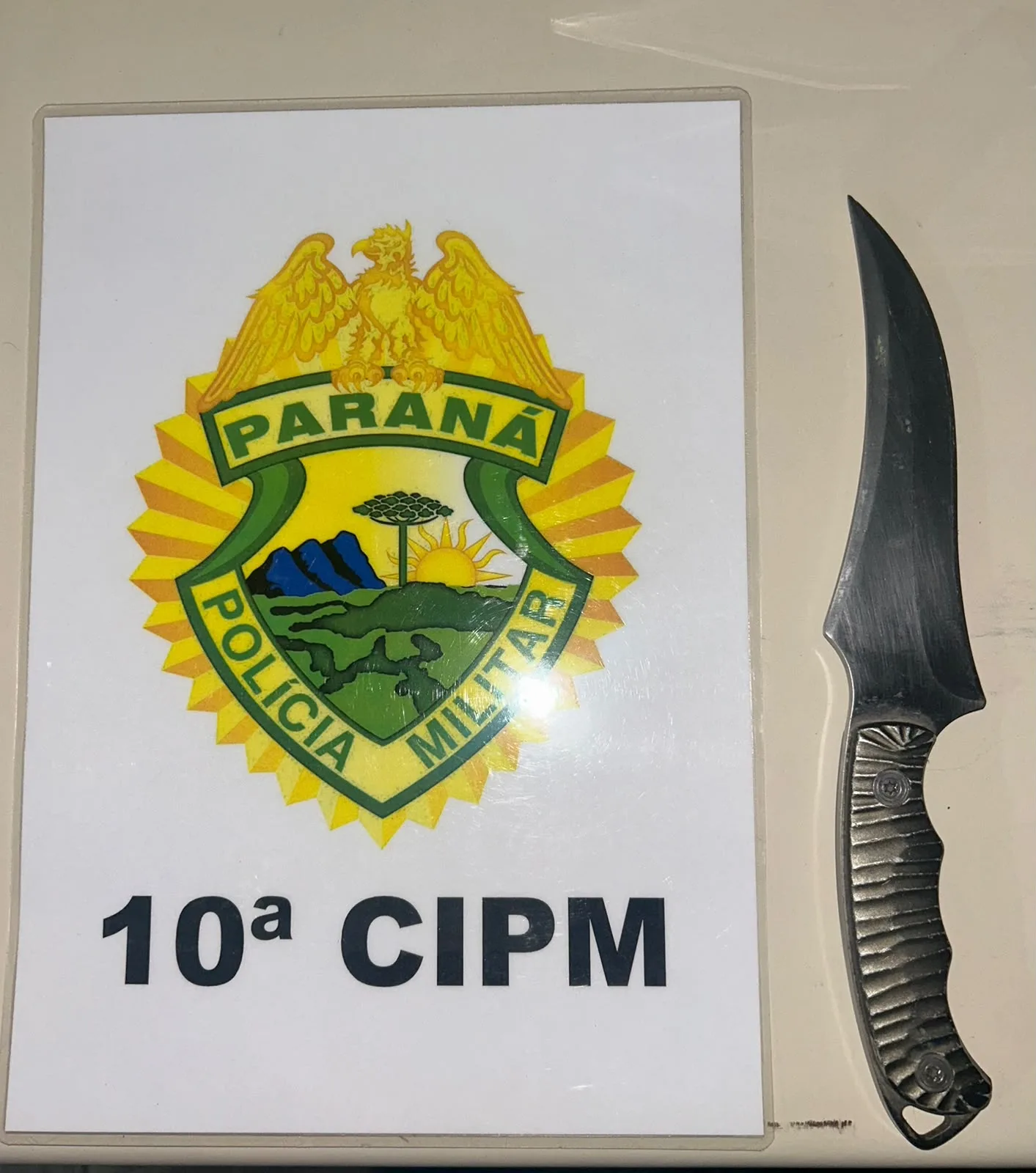 Homem embriagado é abordado com faca durante ocorrência em Marquinho