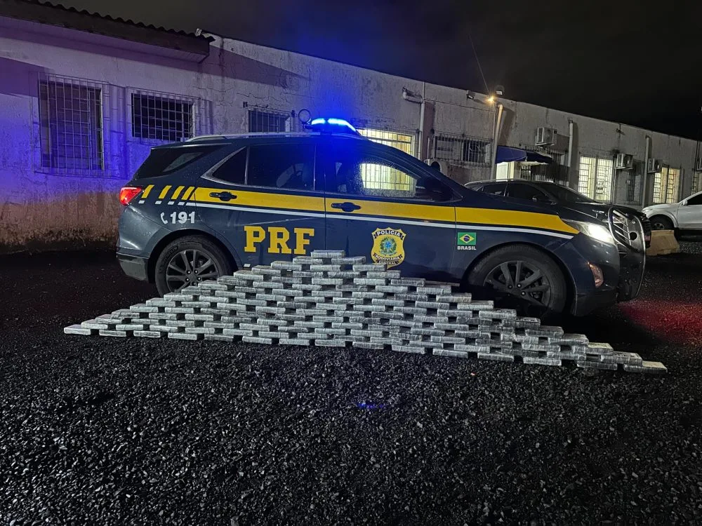 PRF apreende 132kgs de cloridrato de cocaína em Virmond