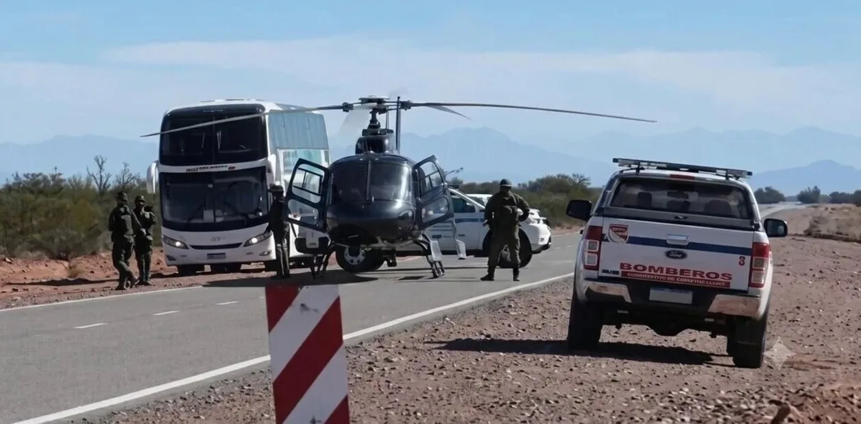 Helicóptero cai na Argentina e deixa sete mortos