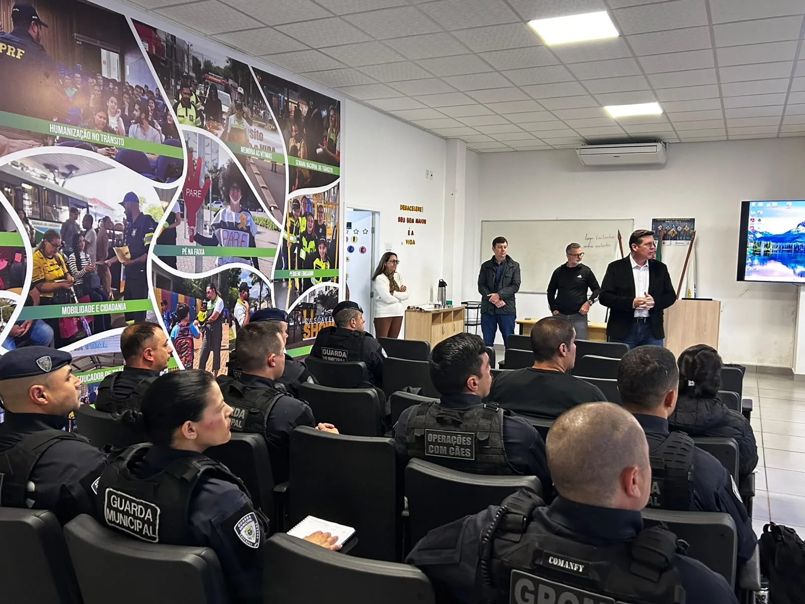 Guardas municipais iniciam formação para atuação na área de trânsito