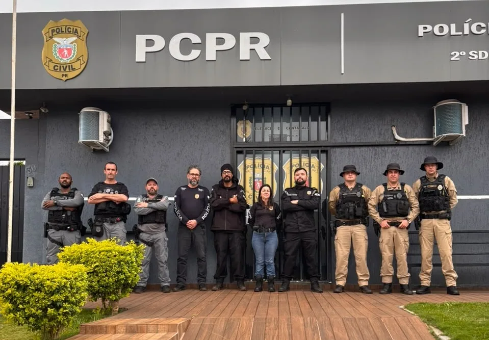 Polícia Civil realiza sete prisões durante operação decorrente de investigação de homicídio em Virmond