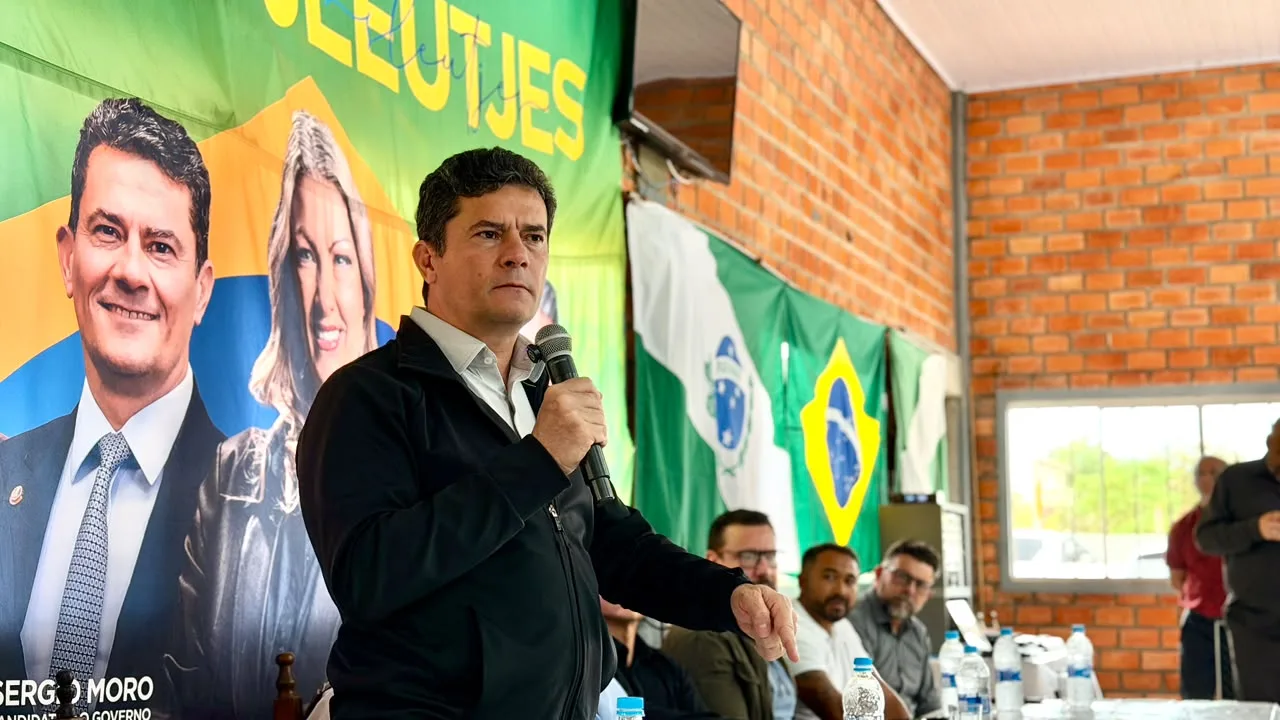 Moro diz que cenário eleitoral está definido e afirma que direita chega unida à disputa pelo Governo do Paraná