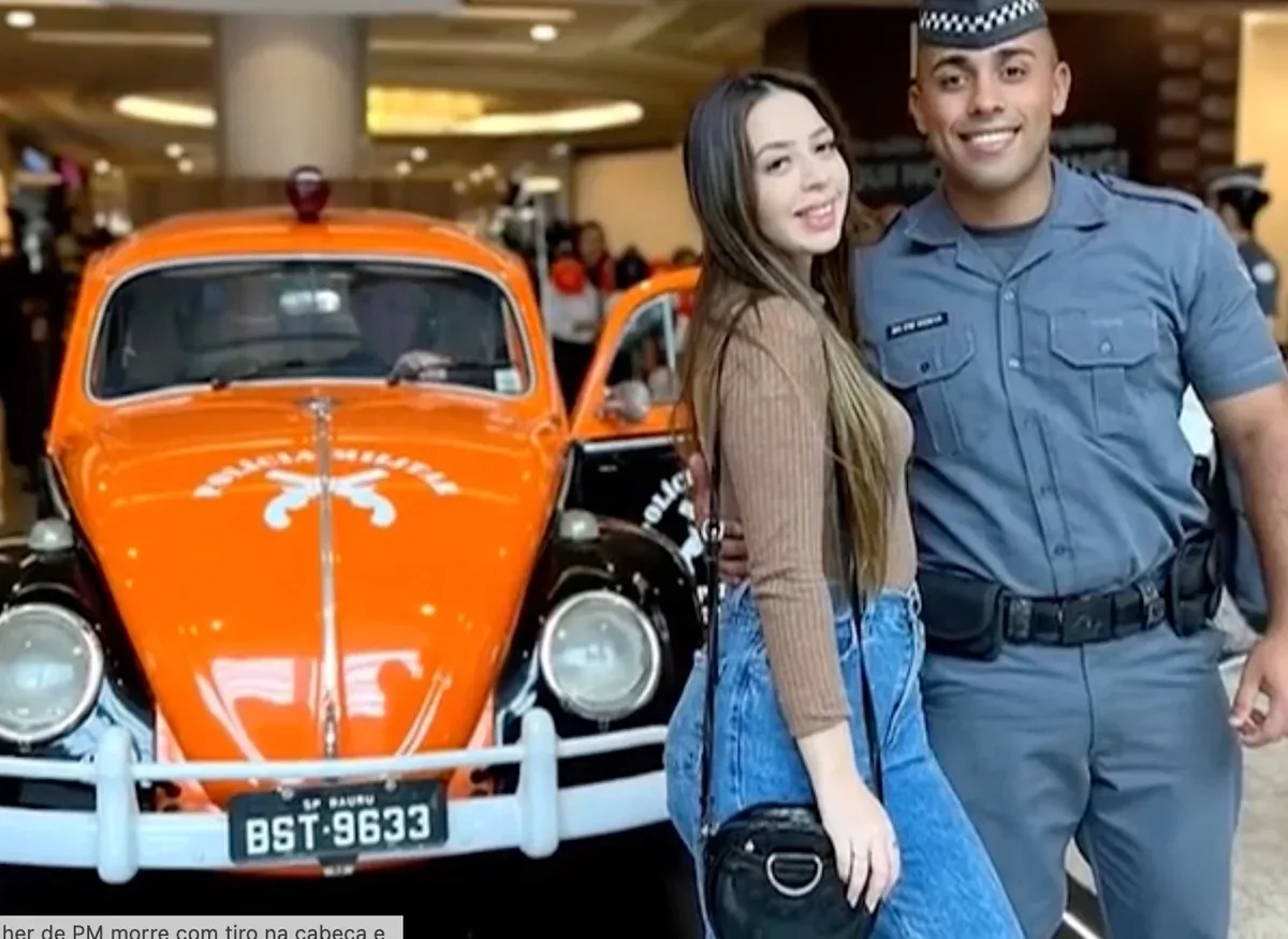 Jovem é encontrada morta com tiro na cabeça e arma do marido policial sob o corpo