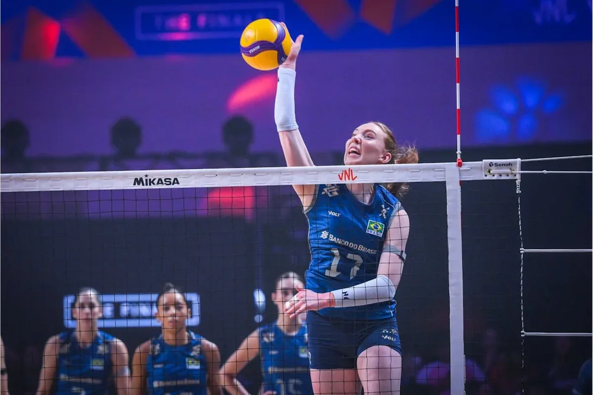 Brasil vence Japão e avança à semifinal da Liga das Nações de Vôlei Feminino